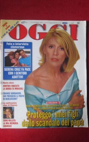 OGGI 41 2005 GEORGE CLOONEY SERENA CRUZ MARIA TERESA RUTA [M5D]