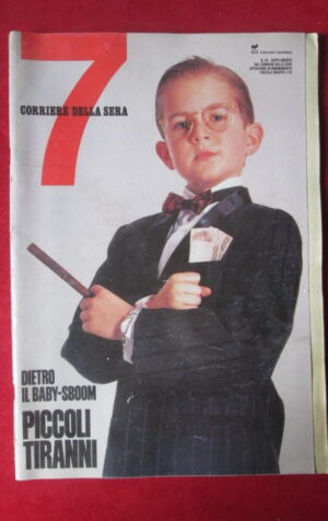 7 SUPPL. CORRIERE DELLA SERA 44 1991 DOSSIER PICCOLI TIRANNI LOLITA MORENO [G4]