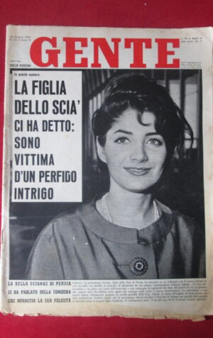 GENTE 25 1962 NANCY KWAN SCIANAZ DI PERSIA SINATRA UMBERTO ORSINI [G4]