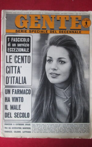 GENTE 12 1967 CATERINE SPAAK ANTONIE MIREILLE DAR KYRA BESTER JEANNE MOREAU [G4]