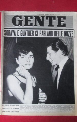GENTE 37 1962 SORAYA E GUNTHER GRACE KELLY JACK LEMMON MODUGNO [G4]