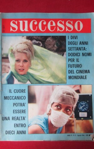 SUCCESSO 8 1964 AUTO G 230 S DI GHIA ALAIN DELON JEAN SEBERG [G4]