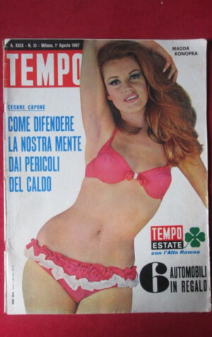 TEMPO 31 1967 CESARE CAPONE TEMPO ESTATE ALFA ROMEO MAGDA KONOPKA [G4]