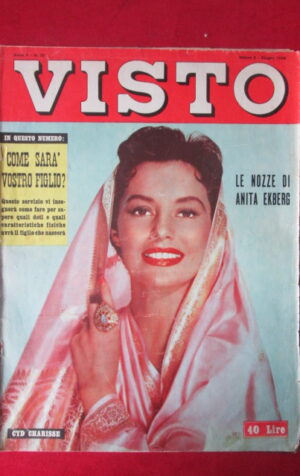 VISTO 22 1956 CYD CHARISSE ANITA EKBERG [G4]