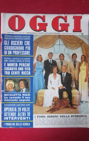 OGGI 43 1975 NICOLETTA RIZZI GRETA GARBO GUSTAVO THOENI [G4]