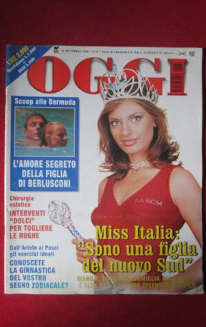 OGGI 38 1999 SABRINA COLLE SGARBI MANILA NAZZARO ELISABETTA MASCHIO [GS6]