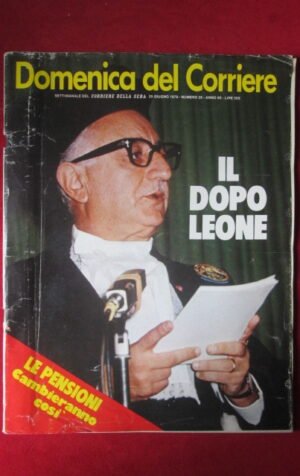 DOMENICA DEL CORRIERE 26 1978 CARLO MAURI TIGRIS PINA SPANU CARASSALE [GS6]