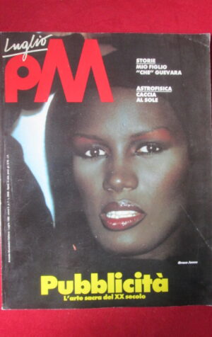 LUGLIO PM 7 1986 DOSSIER PUBBLICITA GRACE JONES CHE GUEVARA AUSTRIA [GS6]