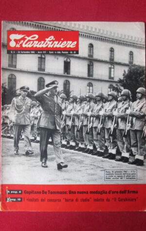 IL CARABINIERE 9 1963 CAPITANO DE TOMMASO [GS10]