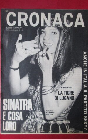 CRONACA 6 1970 SINATRA BARBARA CAPELL [GS10]