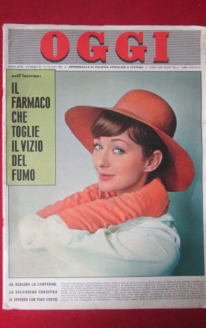 OGGI 28 1962 CHRISTINE KAUFMANN PRINCIPESSA SORAYA CATHERINE SPAAK [GS10]