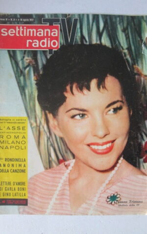 TV SETTIMANA RADIO 31 1957 YVONNE TRISTANO LOUIS ARMSTRONG LEYLA GENCER [GS10]