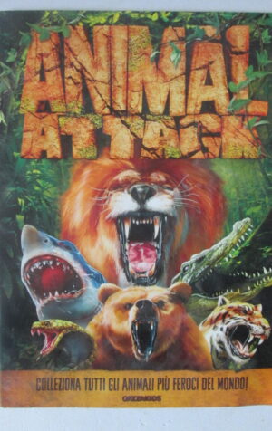 ALBUM FIGURINE ANIMAL ATTACK VUOTO GAZZAKIDS  [C79]