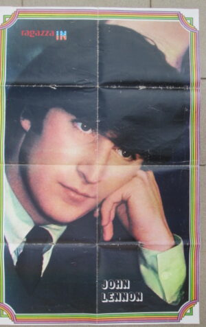 SUPER POSTER STORY JOHN LENNON E BEATLES 95X55 CM [AS5-244]
