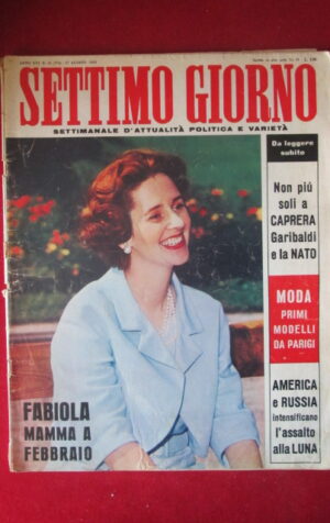 SETTIMO GIORNO 35 1963 SANTE GAIARDONI JEAN GABIN CHARLES CHAPLIN [TR29A]