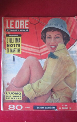 LE ORE 266 1958 SILVANA PAMPANINI ERCOLE BADINI JOHN SEBASTIAN [TR29A]