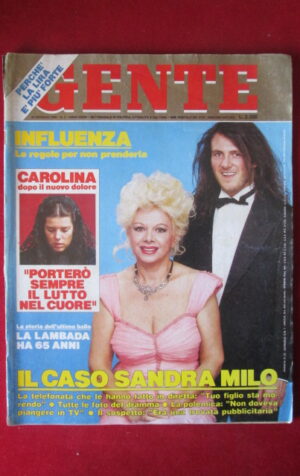 GENTE 3 1990 LA NUOVA ALFA ROMEO 33 ANNA OXA BOUCHET STEFANIA DI MONACO [TR29A]