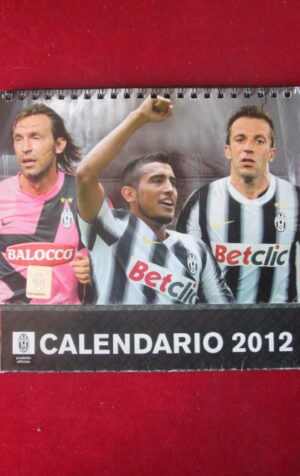 CALENDARIO DA TAVOLO 2012 JUVENTUS PIRLO VIDAL DEL PIERO [TR29A]