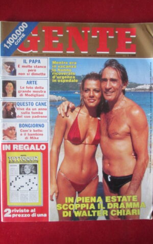 GENTE 30 1990 WALTER CHIARI MIKHAIL GORBACIOV PAPA GIOVANNI PAOLO II [TR29A]