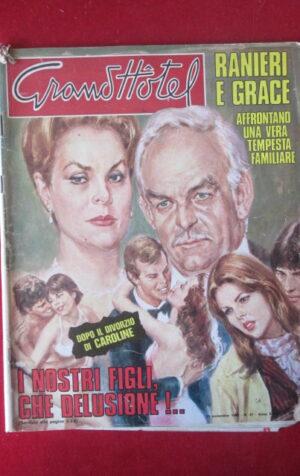GRANDHOTEL 47 1980 PRINCIPE RANIERI GRACE KELLY [TR29A]