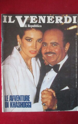 IL VENERDI DI REPUBBLICA 71 1989 SOPHIA LOREN KHASHOGGI LARA CARDELLA [TR29A]