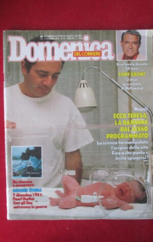 DOMENICA CORRIERE 50 1986 CARY GRANT ANNE SOPHIE MUTTER PATYRICK DUFFY [TR29A]