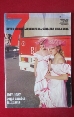 7 SETTE CORRIERE DELLA SERA OTTOBRE 1987 BRUCE SPRINGSTEEN ANA OBREGON [TR29A]