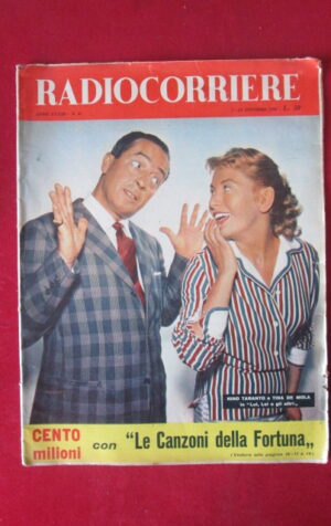 RADIOCORRIERE 41 1956 NINO TARANTO TINA DE MOLA [TR29A]