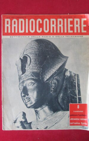 RADIOCORRIERE 41 1954 MISTER ANTICO EGITTO AGATA CHRISTIE ANGELO BRIGADA [TR29A]