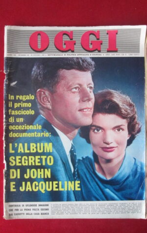 OGGI 26 1964 JOHN JACQUELINE KENNEDY FAUSTO CIGLIANO ALBERTO SORDI [TR29A]