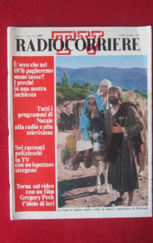 RADIOCORRIERE TV 52 1975 GERGORY PECK GIGI PROIETTI VANONI [TR29A]