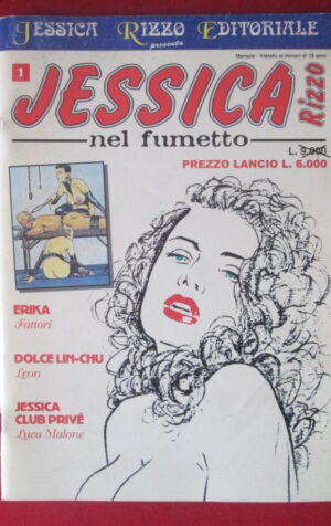 JESSICA RIZZO NEL FUMETTO 1 1998 FUMETTO EROTICO   [SIT13]