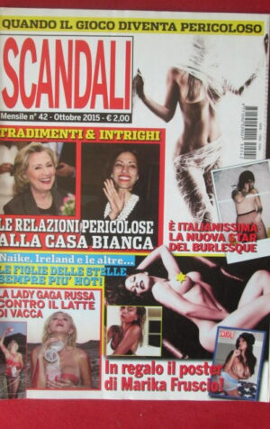 SCANDALI 42 2015 MELANIA TRUMP NADEEA VOLIANOVA MARIKA FRUSCIO [G980]