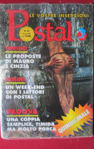 POSTAL 42 1995 PORNO Rivista EROTICA [SIT11]