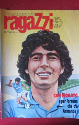 MESSAGGERO DEI RAGAZZI 27 1986 COPERTINA DIEGO ARMANDO MARADONA [H025]