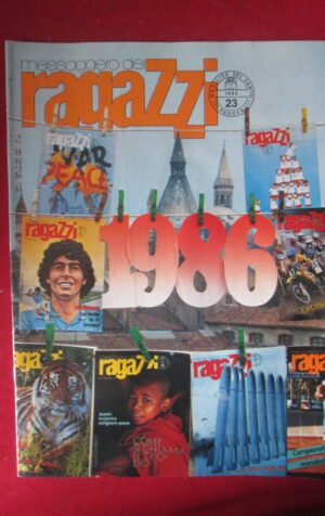 MESSAGGERO DEI RAGAZZI 40 1986 NAPOLI E MARADONA  [H025]