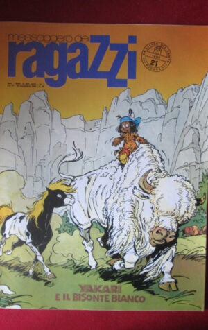 MESSAGGERO DEI RAGAZZI 36 1980 YAKARI DERIB + JOB [H025]