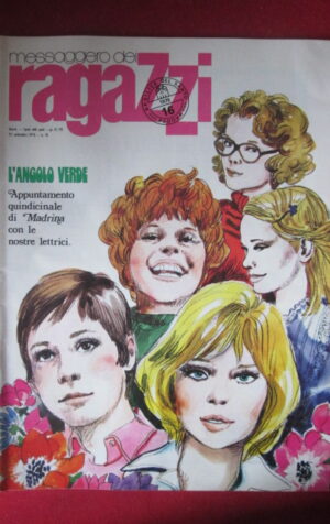 MESSAGGERO DEI RAGAZZI 16 1976 YOKO TSUNO + CALENDARIO SERIE A [H024]