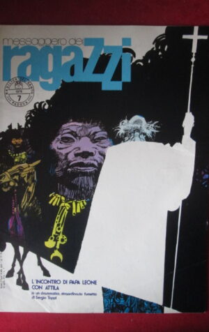 MESSAGGERO DEI RAGAZZI 7 1976 INCONTRO CON PAPA LEONE SERGIO TOPPI  [H024]