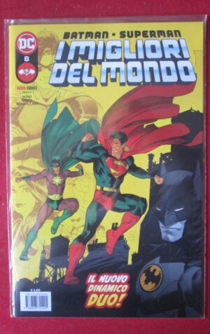 BATMAN SUPERMAN I MIGLIORI DEL MONDO 8  DC PANINI COMICS [W72]