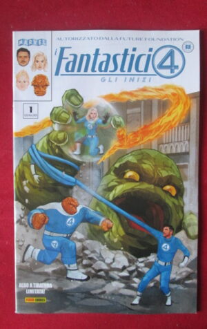 FANTASTICI 4 GLI INIZI - PRIMA STAMPA A TIRATURA LIMITATA PANINI COMICS  [W62]