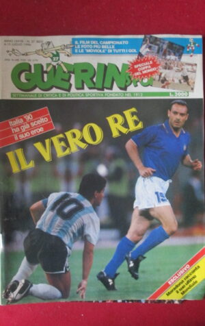 GUERIN SPORTIVO 27 1990 MARADONA CARECA SCHILLACI  [G99N12]