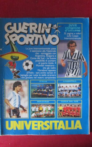 GUERIN SPORTIVO 51-52 1985 MARADONA STEFANO BORGONOVO  [G99N12] DISCRETO