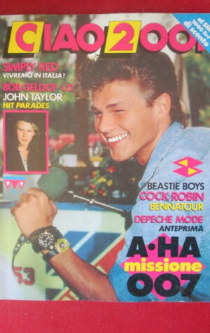 CIAO 2001 36 1987 A-HA SIMPLY RED U2 JOHN TAYLOR DEPECHE MODE [G103A]