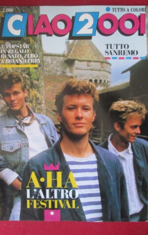 CIAO 2001 9 1988 POSTER RENATO ZERO Brian Ferry A-HA WHITNEY HOUSTON [G103A]