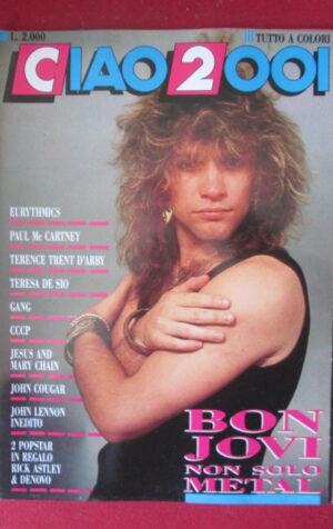 CIAO 2001 11 1988 POSTER RICK ASTLEY & DENOVO CCCP JOHN LENNON [G103A]