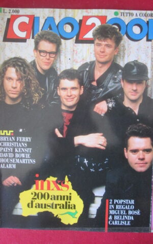 CIAO 2001 10 1988 POSTER MIGUEL BOSE BELINDA CARLISLE BRYAN FERRY [G103A]