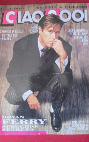 CIAO 2001 14 1988 POSTER WET WET WET & BLACK BRIAN FERRY MIGUEL BOSE [G103A]