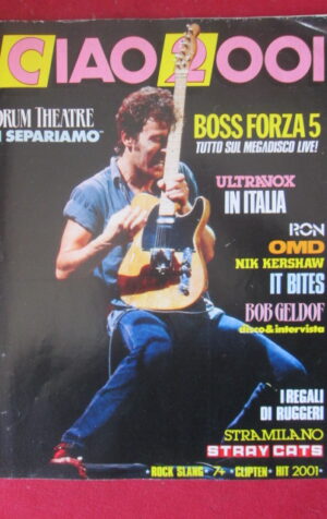 CIAO 2001 47 1986 BRUCE SPRINGSTEEN BOB GELDOF ULTRAVOX  [G103A]