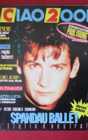 CIAO 2001 45 1986 SPANDAU BALLET GENESIS MICHA JACKSON POSTER PAUL YOUNG [G103A]